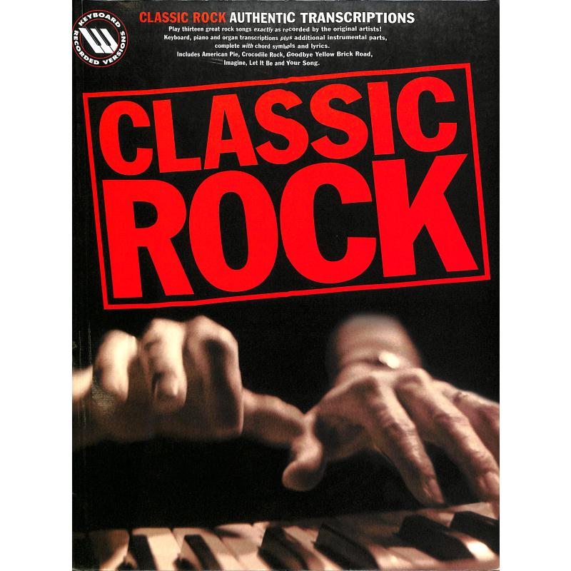 Classic Rock authentic transcriptions